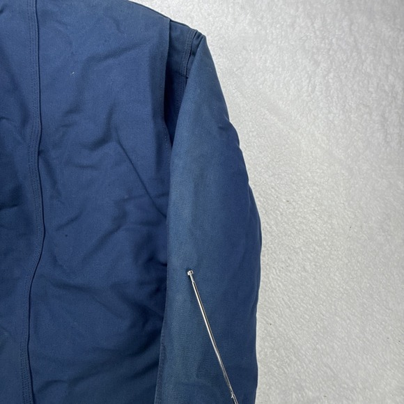 Carhartt Arctic Jacket‎ Nylon Quilt Lined Mens Small C03 NVY Navy Blue - Picture 12 of 15
